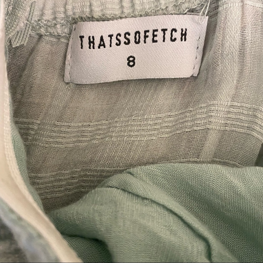 sage green green romper - Picture 6 of 6